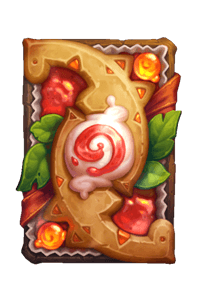 Rebirth Celebration kártya hátlap