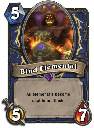 Bind elemental kártya