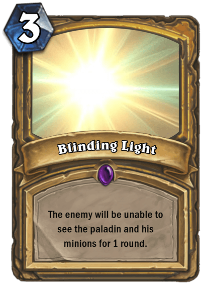 Blinding light kártya