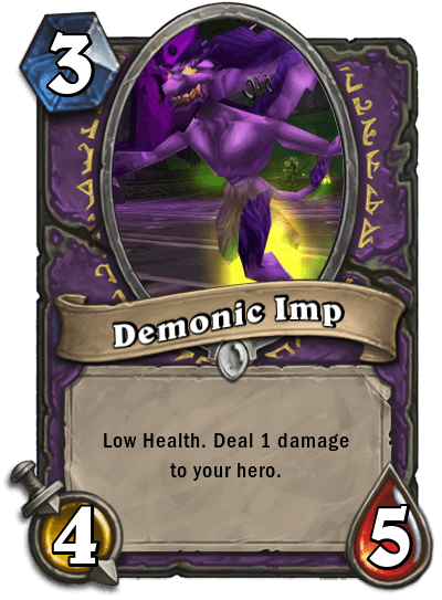 Demonic Imp Hearthstone kártya