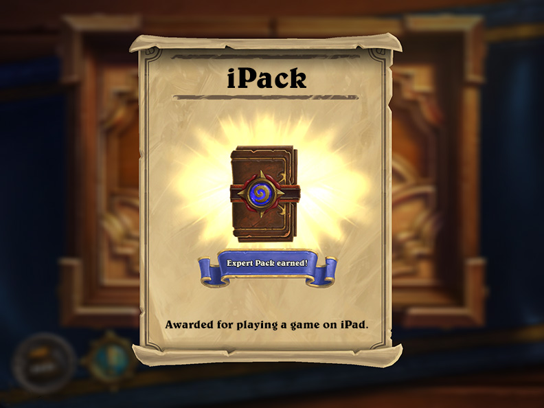 Hearthstone iPack card pack