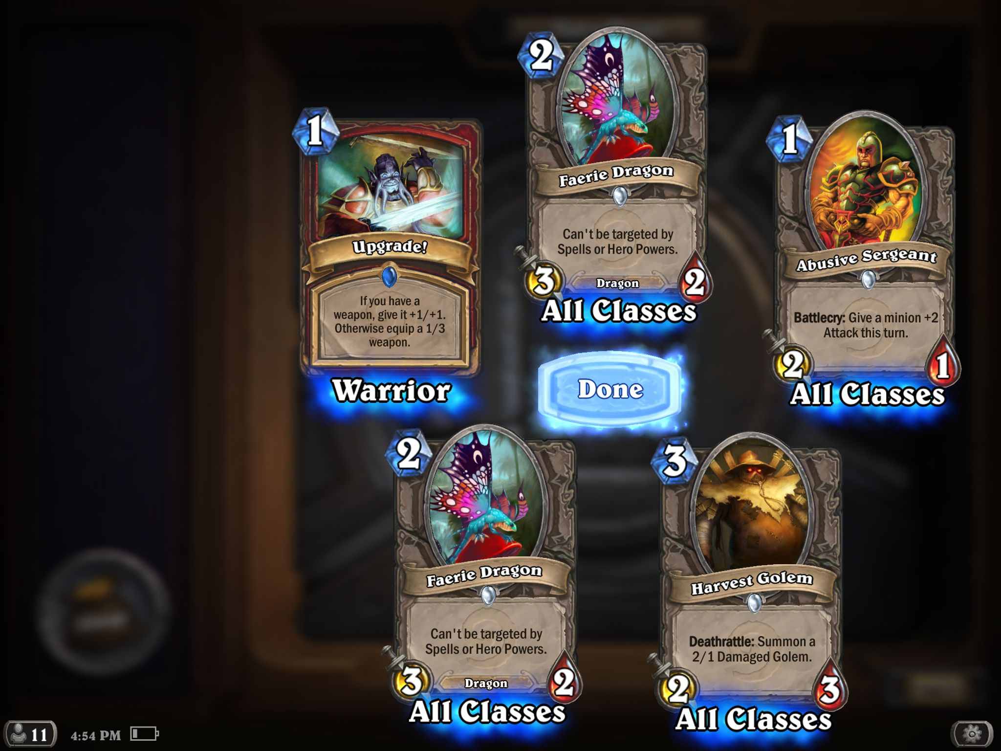 iPad Hearthstone