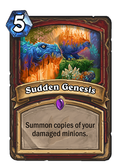 Sudden Genesis