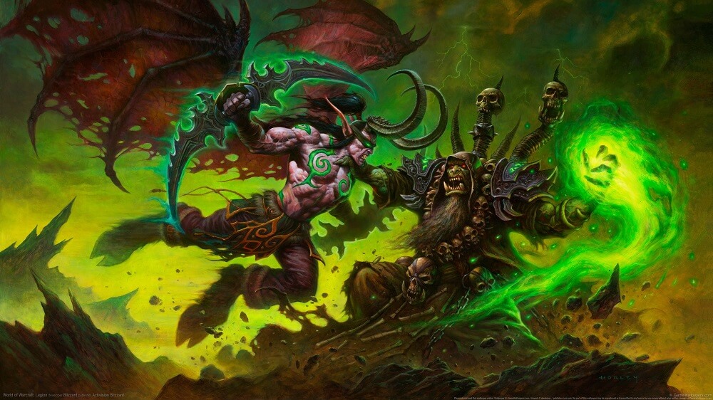 Illidan Stormrage vs. Guldan