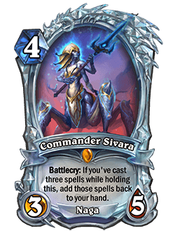 Commander Sivara kártya