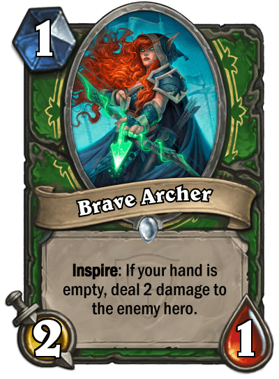 brave archer hearthstone kártya