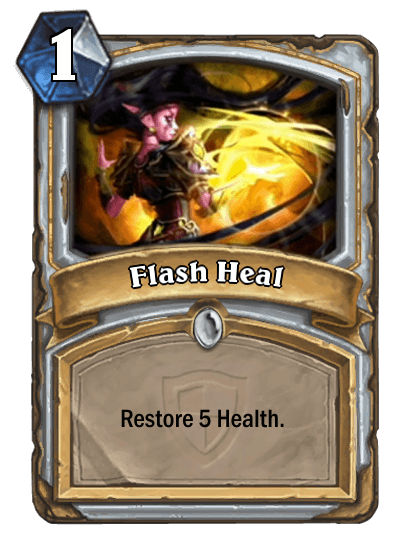 flash heal hearthstone kártya