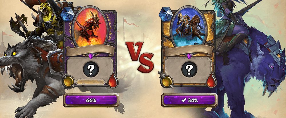 warlock vs paladin hearthstone kártya