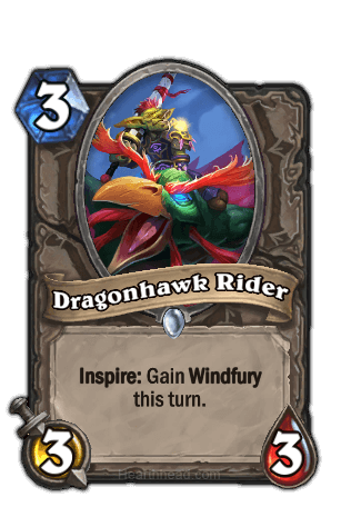 dragonhawk rider hearthstone kártya