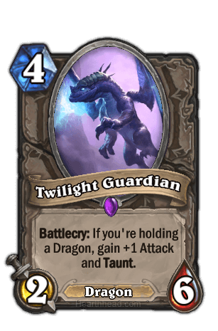 twilight guardian hearthstone kártya