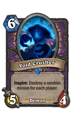 void crusher hearthstone kártya