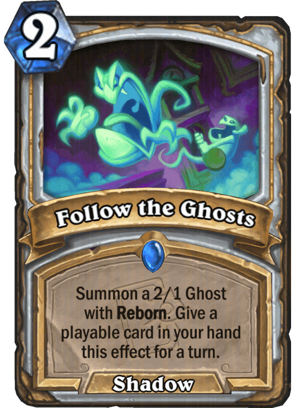 Follow the Ghosts