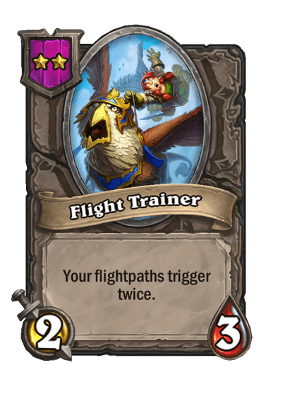 Flight Trainer Hearthstone kártya