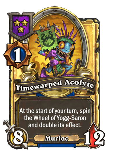 Timewarped Acolyte Hearthstone kártya