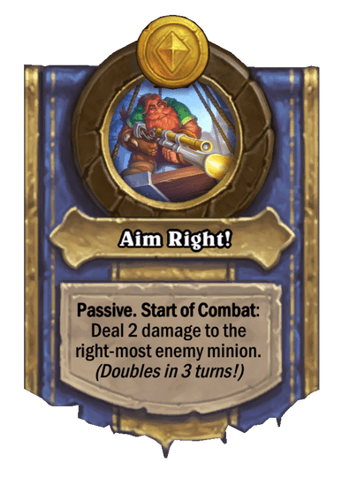 Aim Right! Hearthstone kártya