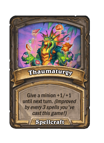Thaumaturgy Hearthstone kártya