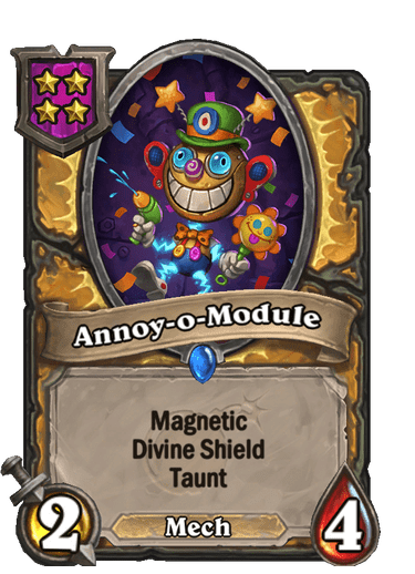 Annoy-o-Module Hearthstone kártya