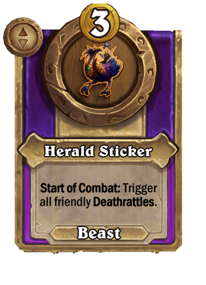 Herald Sticker