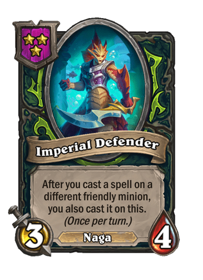 Imperial Defender Hearthstone kártya