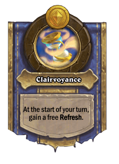 Clairvoyance Hearthstone kártya