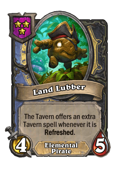 Land Lubber Hearthstone kártya