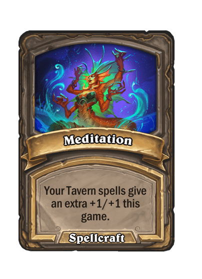 Meditation Hearthstone kártya