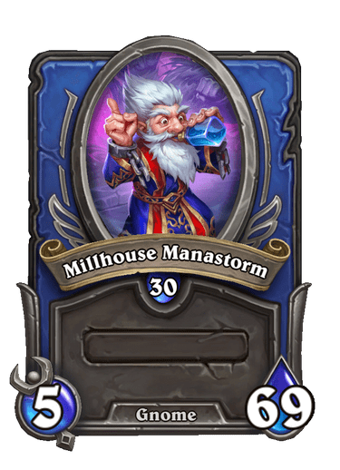 Millhouse Manastorm Hearthstone kártya