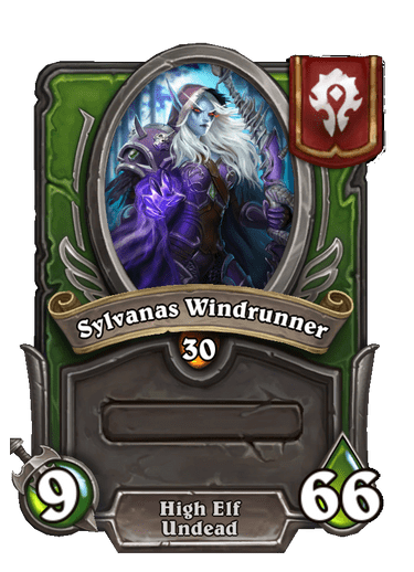 Sylvanas Windrunner Hearthstone kártya