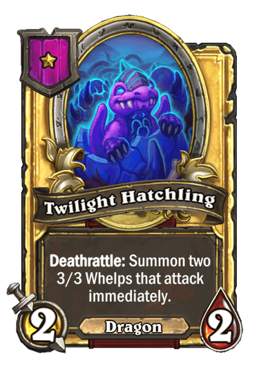 Twilight Hatchling Hearthstone kártya