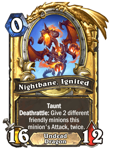 Nightbane, Ignited Hearthstone kártya