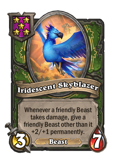 Iridescent Skyblazer Hearthstone kártya