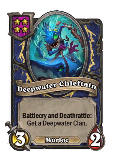 Deepwater Chieftain Hearthstone kártya