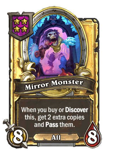 Mirror Monster Hearthstone kártya