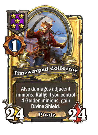 Timewarped Collector Hearthstone kártya