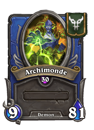 Archimonde Hearthstone kártya