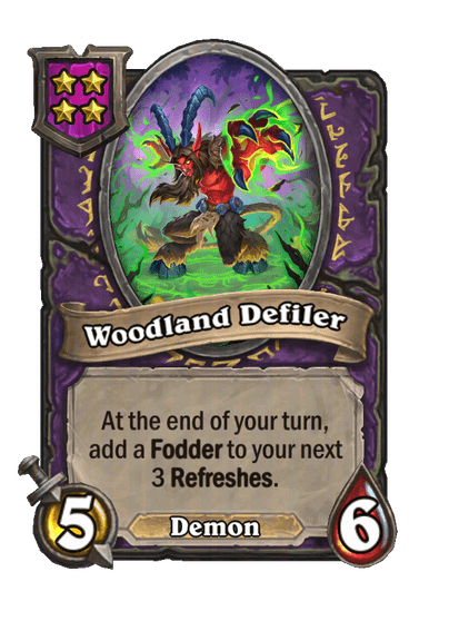 Woodland Defiler Hearthstone kártya
