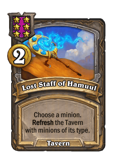 Lost Staff of Hamuul Hearthstone kártya