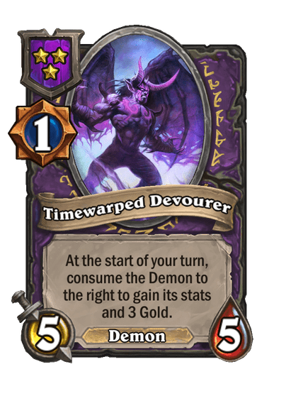 Timewarped Devourer Hearthstone kártya