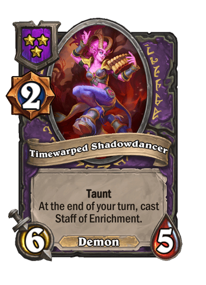 Timewarped Shadowdancer Hearthstone kártya