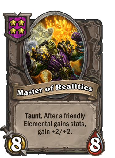 Master of Realities Hearthstone kártya