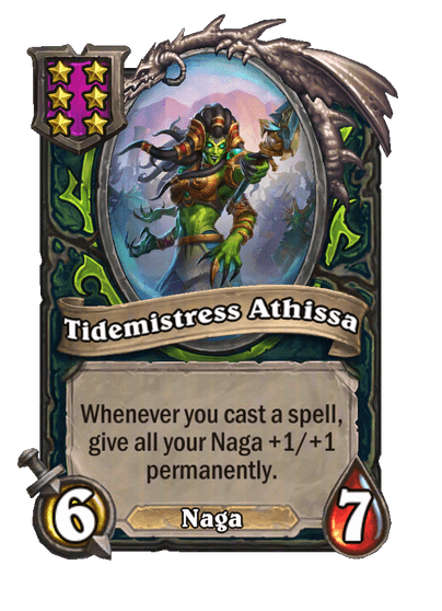 Tidemistress Athissa Hearthstone kártya