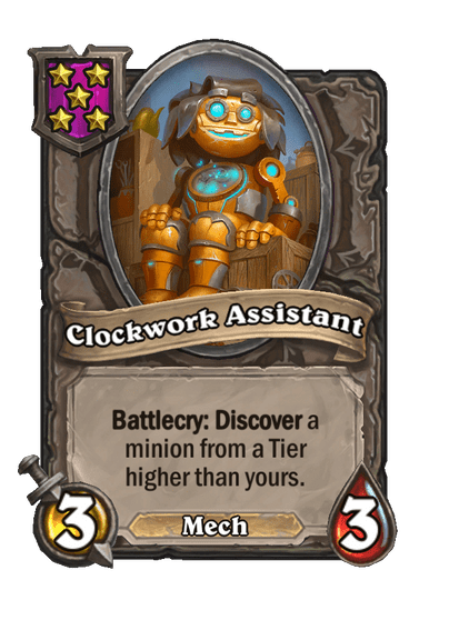 Clockwork Assistant Hearthstone kártya