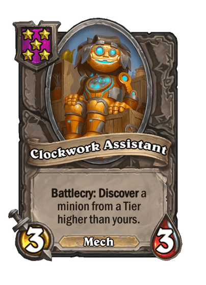 Clockwork Assistant Hearthstone kártya