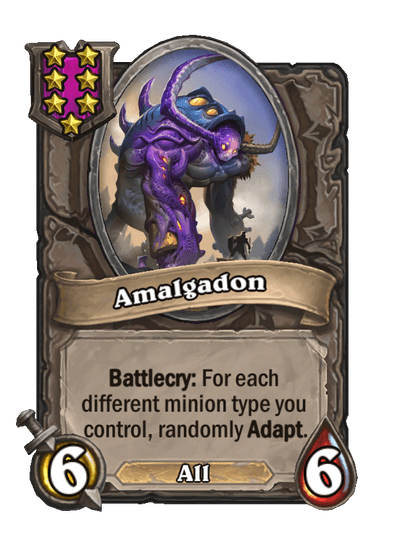 Amalgadon Hearthstone kártya