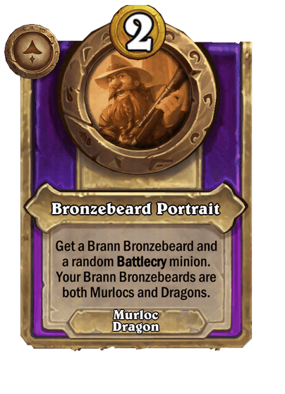 Bronzebeard Portrait Hearthstone kártya