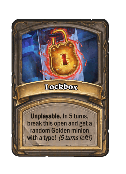 Lockbox Hearthstone kártya