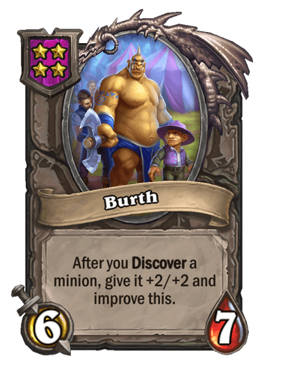 Burth Hearthstone kártya