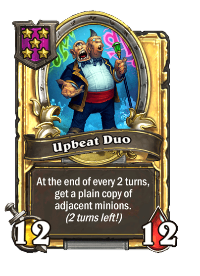Upbeat Duo Hearthstone kártya