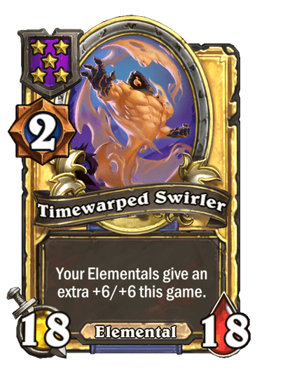 Timewarped Swirler Hearthstone kártya