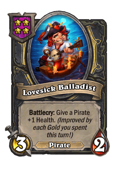 Lovesick Balladist Hearthstone kártya